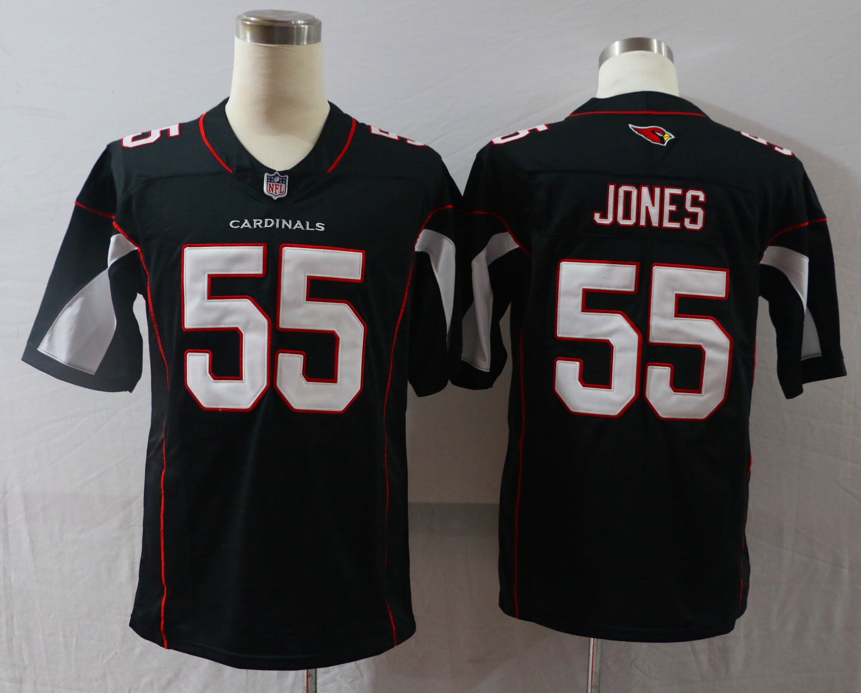 Men's Arizona Cardinals Chandler Jones #55 Black Jersey